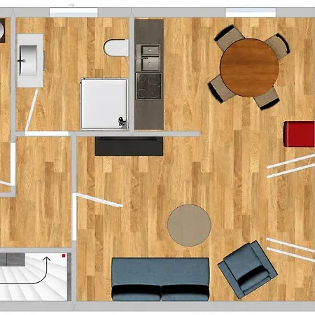 Apartmán Nessmersiel, Renovierte Erdgeschosswohnung Mit Garten, In Deichnaehe, Wallbox, Neßmersiel