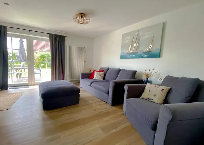 Nessmersiel, Renovierte Erdgeschosswohnung Mit Garten, In Deichnaehe, Wallbox, Lejlighed *